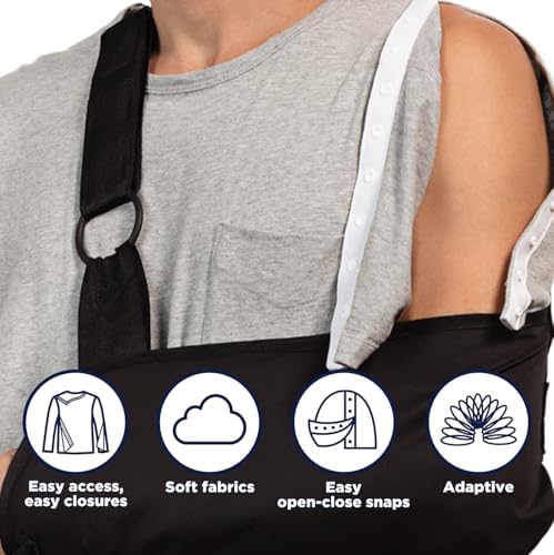MAI Shoulder Surgery Shirts for Women - Soft Fabric Tear Away Shirt with Premium Snap, Chemo Shirts for Port Access - Image 4