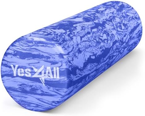 Yes4All EVA Firm Foam Roller for Back - Round Back Roller for Exercise, Yoga & Pilates 12/18/24/36 inch by Yes4All