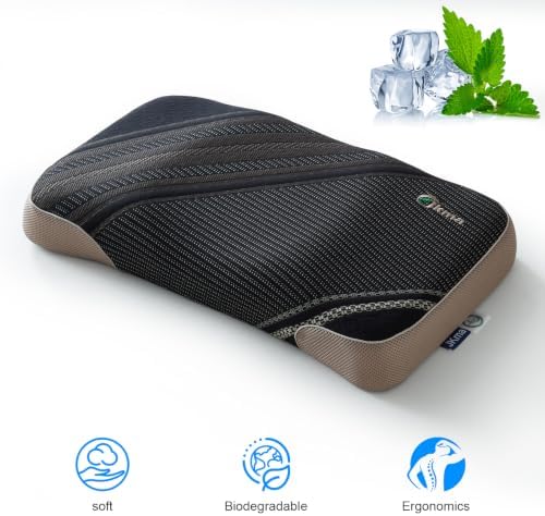 JKma Bio-Based Cervical Neck Pillow, Soft Support, Deep Pressure Relief - Image 5