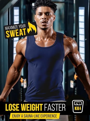 Men’s Sweat Vest - Boost Weight Loss with Increased Sweating & Compression Technology Sauna Vest for Men (XS-7XL) - Image 2