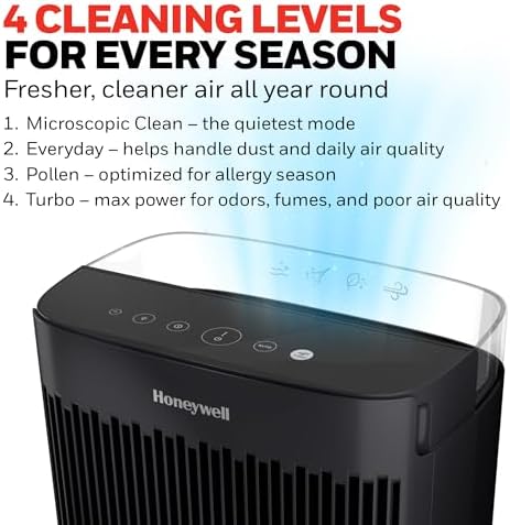 Honeywell HEPA Air Purifier for Home and Small-Medium 938 Ft² Rooms, Black - Image 5