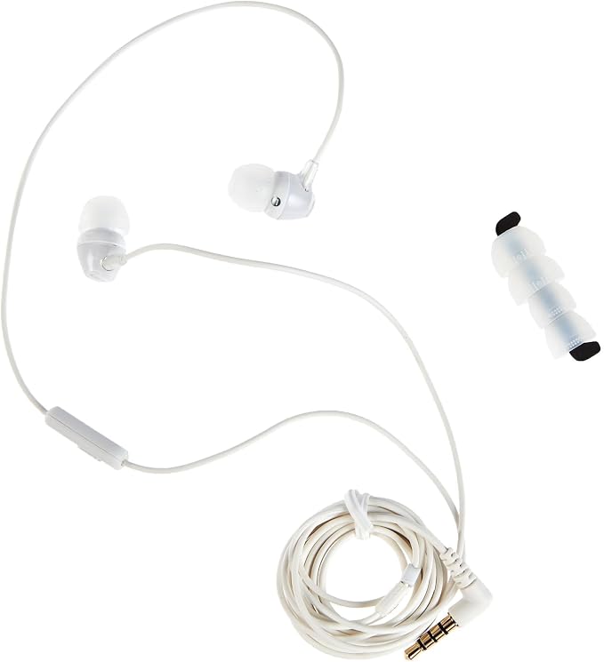 Sony MDREX15AP in-Ear Earbud Headphones with Mic, White - Image 2