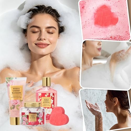 Spa Gifts for Mom, Birthday Gifts - 9Pcs Bath Spa Gift Baskets for Women - Image 4