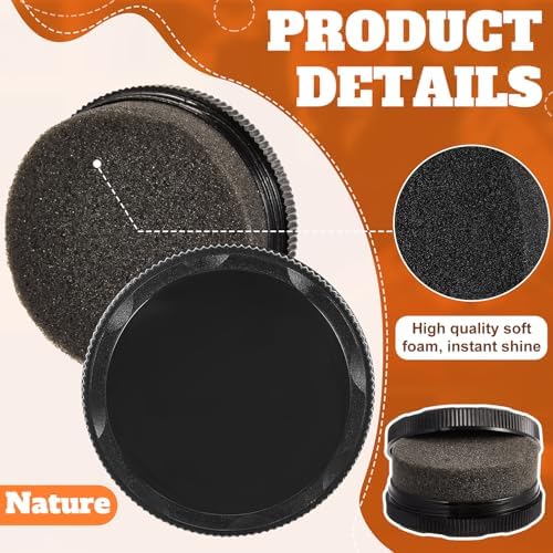 Loopeer 12Pcs Shoe Shine Sponge, Instant Leather Care - Image 3