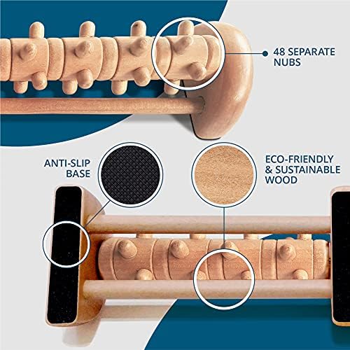 TheraFlow Foot Massager for Plantar Fasciitis Relief - Reflexology Foot Massager for Neuropathy and Foot Pain | Feet Massager for Pain Relief and Circulation - Plantar Fasciitis Roller - Image 4