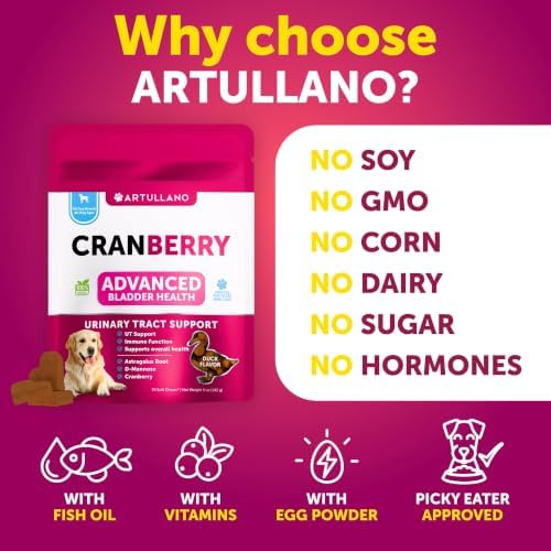 Cranberry Chews for Dogs - Dog Cranberry Supplement for Urinary Health - Image 6