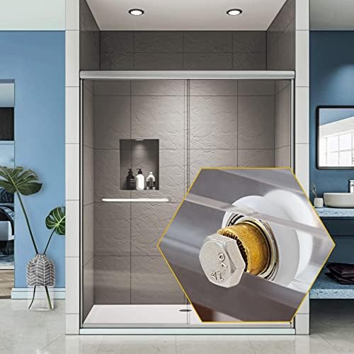 4Pcs Shower Door Roller Runners, 3/4 Inch, 19mm x 5mm - Image 7