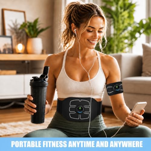 Electronic Muscle Stimulator, Abs Stimulator Toner, Full Body Fitness Gear - Image 3