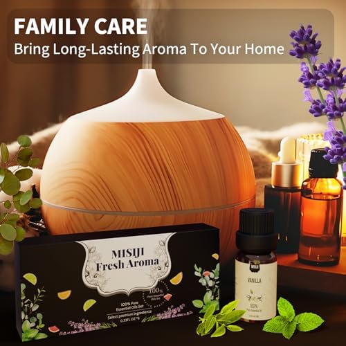 Essential Oils Set Top 6 Aromatherapy-Essential Oils for Diffuser for Home,Air Freshening Diffuser Oils Scents for Aromatherapy,Laundry,Candle&Soap Making,Humidifiers 6 X 10ML - Image 4