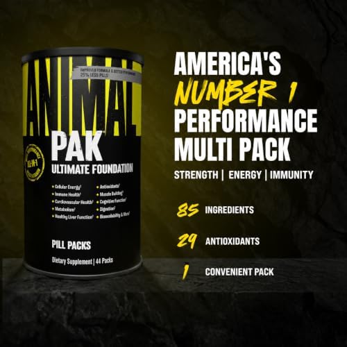 Animal Pak Multivitamin Supplement for Men & Women | 30 All-in-1 Pill Packs - Image 2