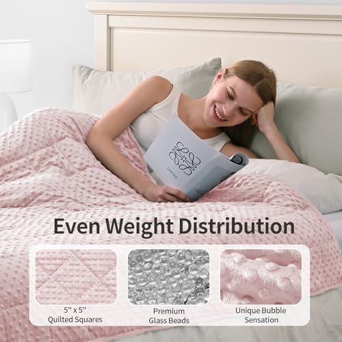 Mr. Sandman Weighted Blanket for Adults, Queen Size 15 lbs, 60 x 80 Inches - Image 5