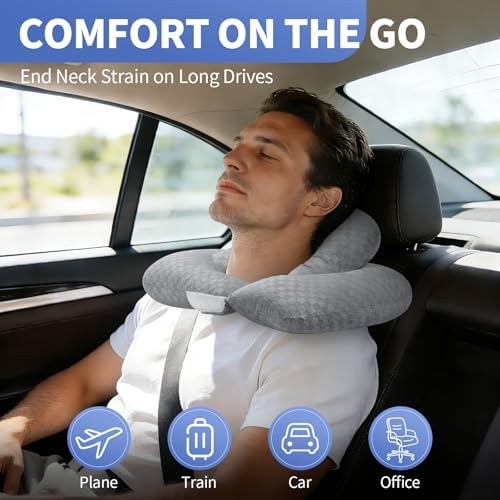 2-Layer Neck Pillow for Office, Recliner & Car -Breathable,Washable - Image 5