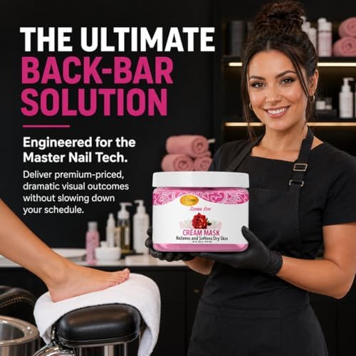 SPA REDI Professional Pedicure & Body Mask - A Concentrated Skin Repair Treatment So Potent, It Requires Gloves for a Visible Transformation on Tough Calluses and Severely Cracked Heels 16 Oz - Image 7