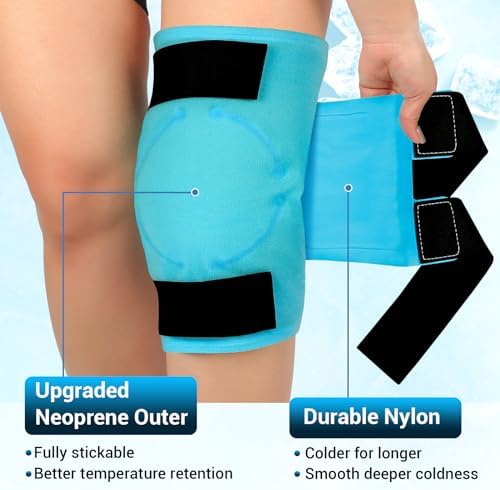 Comfytemp Large Knee Ice Pack Wrap Reusable Gel Full Coverage Knee Cold Pad - Image 6