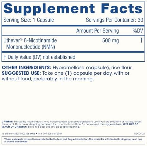 ProHealth NMN Pro 500 (30 Capsules, 3 Pack) Clinically Studied Uthever® NMN. NAD+ Precursor for Cellular Energy, Mitochondrial Support & Healthy Aging. USA Manufactured, Triple Lab-Tested - Image 6