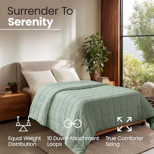 HomeSmart King Size Weighted Blanket 20 lbs, Also Fits California King Beds - Image 3