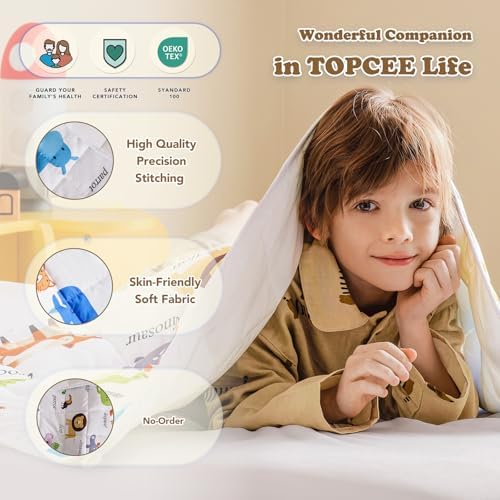 Topcee Weighted Blanket (3 lbs, 36" x 48") Cooling Throw Heavy Blanket for Sleeping Apply to 20-40 lbs, Soft Thick Breathable Blanket with Glass Bead, Easy Care - Image 5