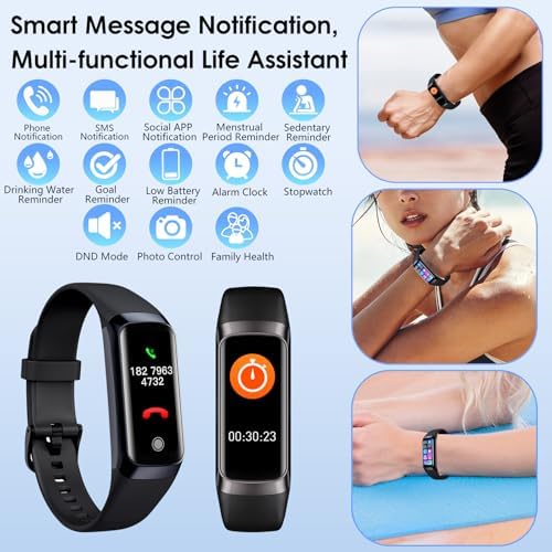 Fitness Tracker – Heart Rate Blood Oxygen Blood Pressure Temp Sleep Calorie - Image 5
