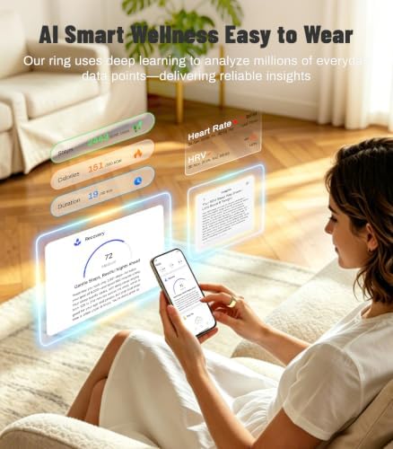 AI Smart Ring for Women Men, Health Ring with AI Health Analysis - Image 5