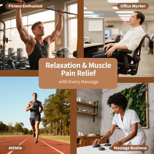 Massage Gun Deep Tissue for Women, Vibration Therapy for Muscle Recovery Pain Relief Cellulite Massager for Leg Thigh Abdomen Neck Shoulder Lymphatic Drainage Massager Body Sculpting Machine - Image 6