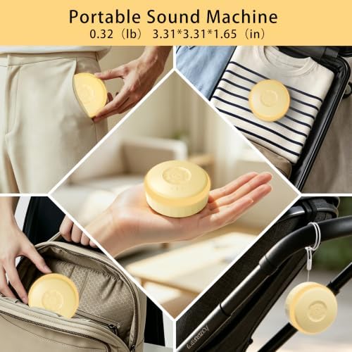 White Noise Sound Machine with Night Light for Sleep Baby Adults - Image 3