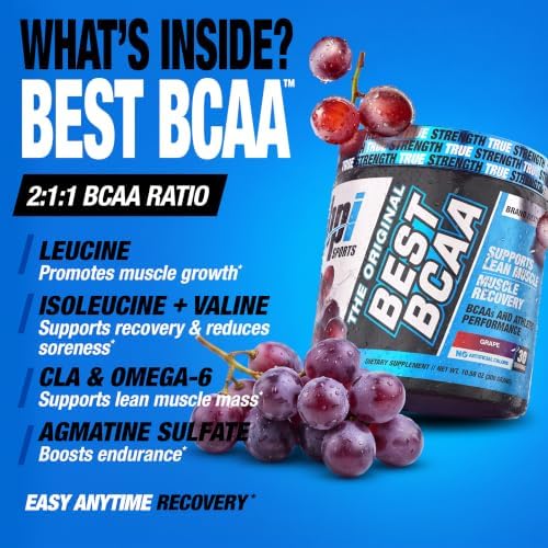 BPI Sports Best BCAA Powder – Muscle Recovery Support, Grape, 30 Servings - Image 6