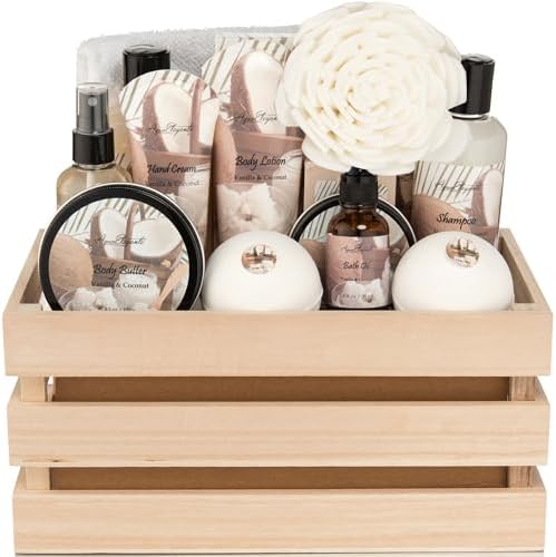 Aqua Elegante Premium Spa Gift Set For Women - Coconut & Vanilla by AquaElegante