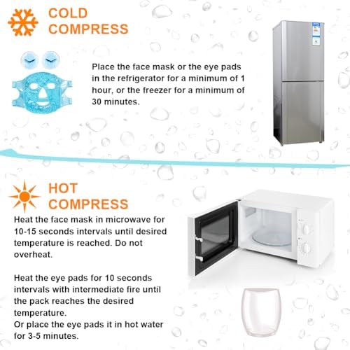 Cold Face Eye Masks Ice Face Mask Hot Cold Compress - Image 5