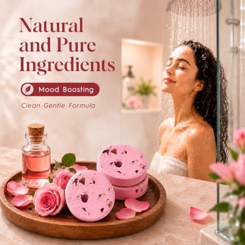 SWCANDY Rose Shower Steamers 8 Pack, Home Spa Self Care - Image 4