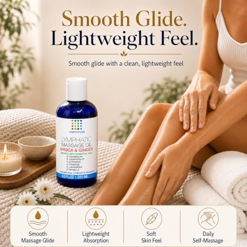 Lymphatic Drainage Massage Oil for Massage Therapy,Arnica & Ginger, 8.5 Oz - Image 6