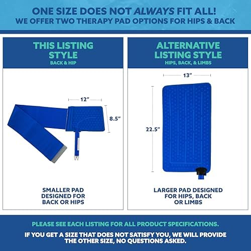 Polar Active Ice® Back Therapy pad 12” x 8.5” with Attached Belt. Use only with The Polar Active Ice #AIS Therapy System. - Image 4