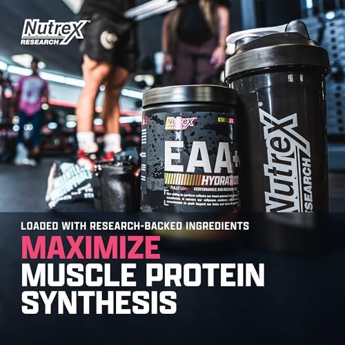 Nutrex Research EAA Hydration | EAAs + BCAA Powder | Muscle Recovery, Strength, Muscle Building, Endurance | 8G Essential Amino Acids + Electrolytes | (Packaging My Vary) 30 Servings (Pink Lemonade) - Image 3
