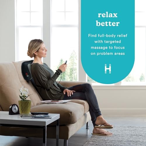 Homedics 3D Shiatsu Full-Body Massager with Therapeutic Vibration - Image 2