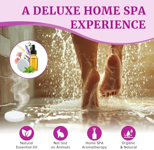 18-Pack Shower Steamers Aromatherapy, Self Care Birthday Gifts for Women Men, 6 Scented Organic Shower Bombs with Natural Essential Oils Relaxation Home SPA, Travel Essentials, Appreciation Gifts - Image 4