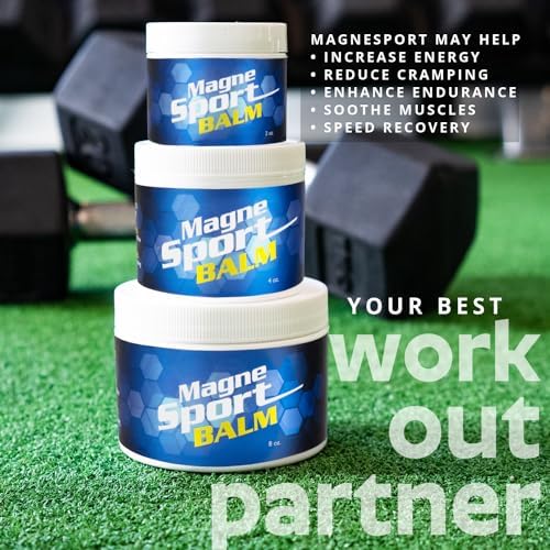 MagneSport Topical Magnesium Balm for Athletic Recovery - 8oz Jar - Image 5