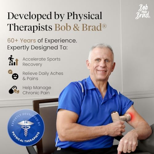 BOB AND BRAD Q2 Ultra Mini Massage Gun with Red LED Therapy Infrared Heat - Image 5