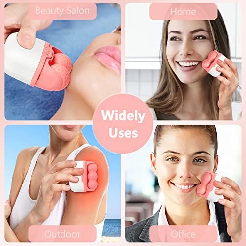 Ice Roller Double Ended, Ice Roller for Face & Eye Puffiness Relief, Ice Face Roller Massager for Migraine Pain, 2 in 1 Facial Ice Roller Skin Care Tool for Whole Body Minor Injury Cold Compress - Image 6