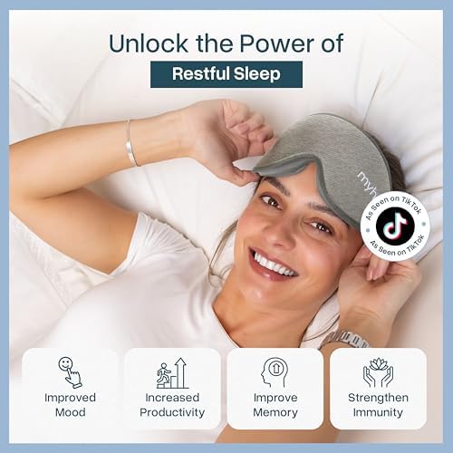 MyHalos® Sleep Mask for Men and Women, 3D Blackout Eye Masks for Sleep - Image 2