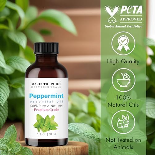 Majestic Pure Peppermint Essential Oil for Diffuser - 1 Fl Oz - Image 3