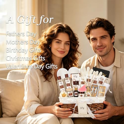 28Pcs Coconut Vanilla Spa Gift Basket - Skin Care Gifts Set for Women & Men - Image 2