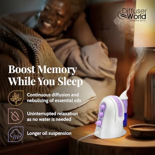 1000 Sq Ft Waterless Diffuser for Essential Oils, Made in USA Lavender Waterless Aroma Atomizer for Home Large Room Fragrance, Home Scent Machine, Air Aromatherapy with Adjustable Timer - Image 4