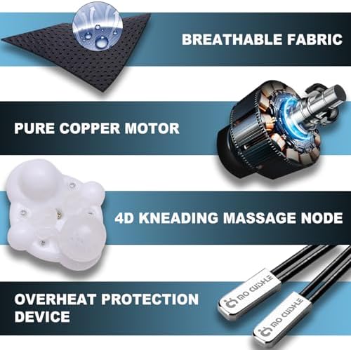 Mo Cuishle Shiatsu Back Shoulder and Neck Massager with Heat, Gifts for Mom - Image 6