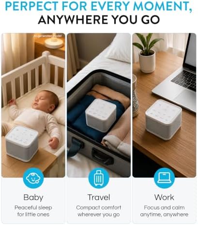 Big Red Rooster White Noise Machine for Baby Sleep, Portable Sound Machine - Image 7