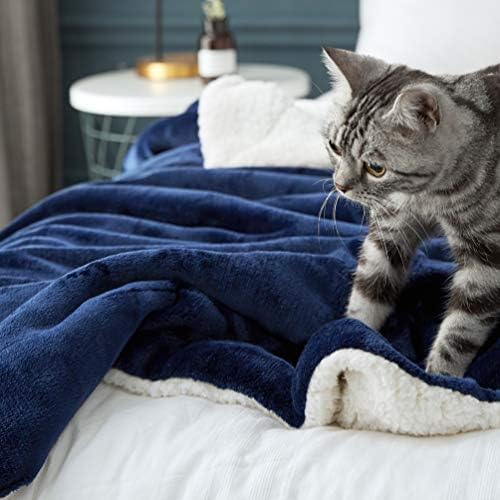 LBRO2M Sherpa Fleece Bed Blanket Super Soft Plush Warm Throw Twin 65"X90" - Image 5