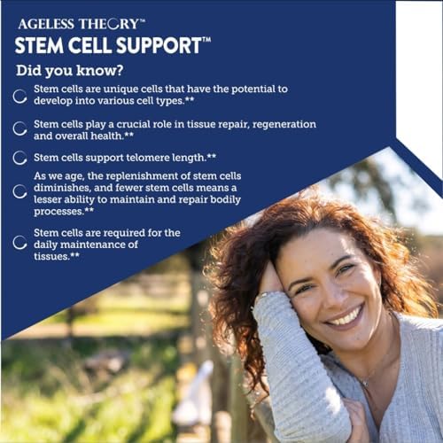 Country Life Ageless Theory Stem Cell Support, 60 Vegetarian Capsules - Image 3