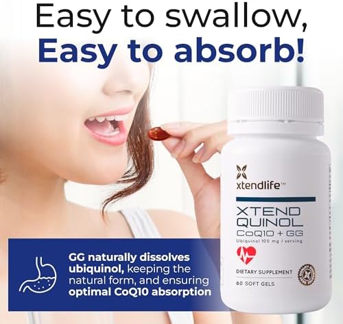 Xtendlife Xtend‑Quinol Ubiquinol CoQ10 Supplement, 120 Day Supply - Image 6