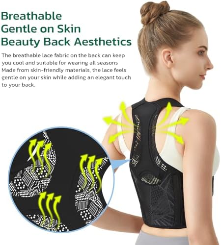 AOFIT Posture Corrector for Women, Invisible Lightweight Back Brace XL - Image 3