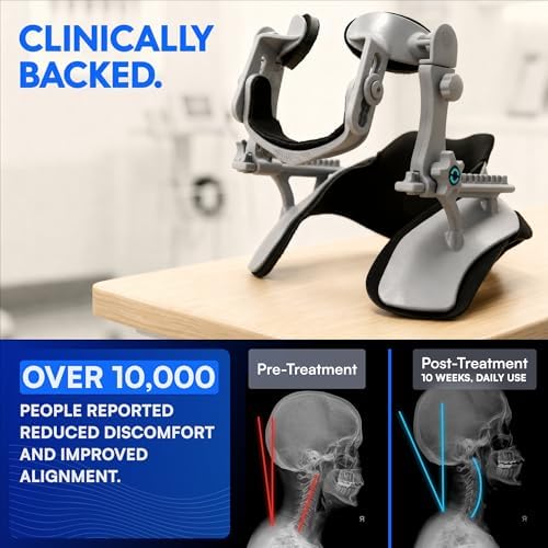 Forward Head Posture Corrector Neck Collar – Cervical Traction Brace for Text Neck, Neck Pain Relief, Spine Alignment, Cervical Lordosis Support, Posture Correction Device (Large) - Image 6