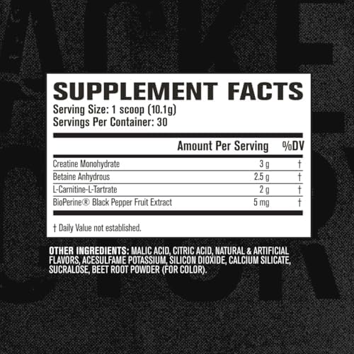 Jacked Factory Growth Surge Creatine Post Workout w/L-Carnitine - Daily Muscle Builder & Recovery Supplement with Creatine Monohydrate, Betaine, L-Carnitine L-Tartrate - 30 Servings, Fruit Punch - Image 6