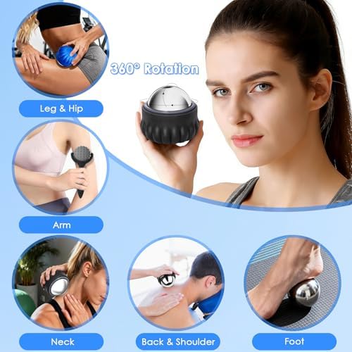 Massage Ice Roller Ball Cold & Heat Therapy Pain Relief Myofascial Release - Image 5